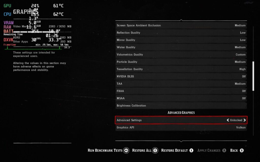 Red Dead Redemption 2 settings guide, system requirements, port