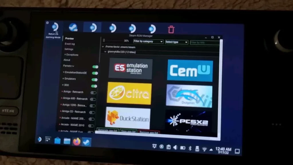 EmuDeck Steam Deck 0.17.6