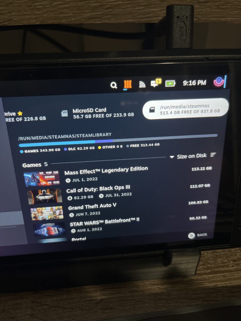 External Storage - Steam Deck Library Beyond SD Cards - Steam Deck HQ