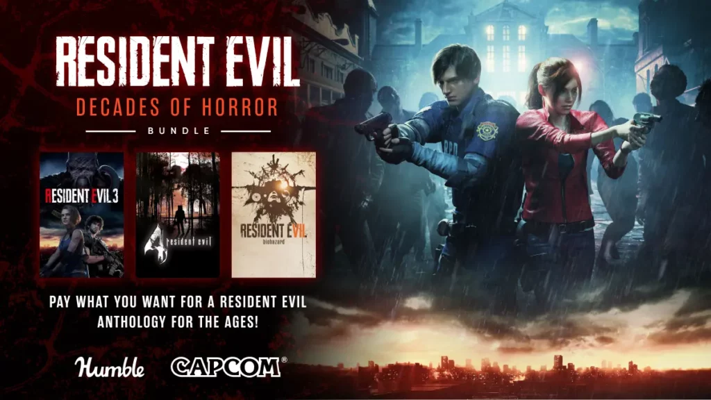 Resident Evil Humble Bundles is a great deal with 11 games for $30