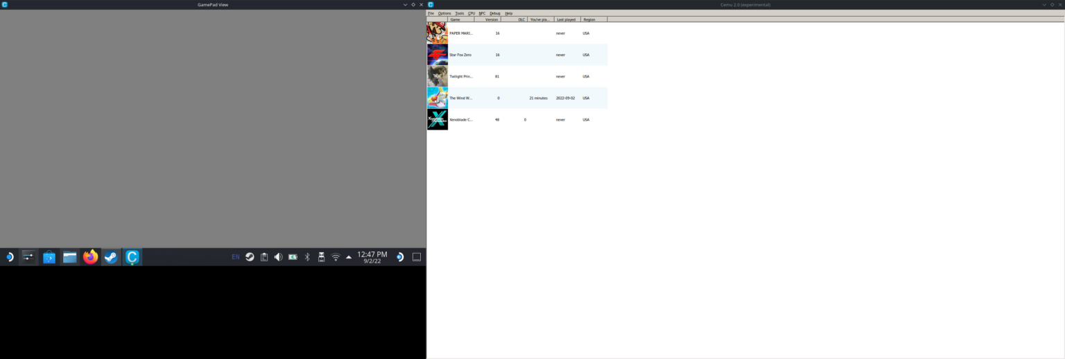 How to Play Wii U Games Dual Screen Using Cemu Steam Deck HQ