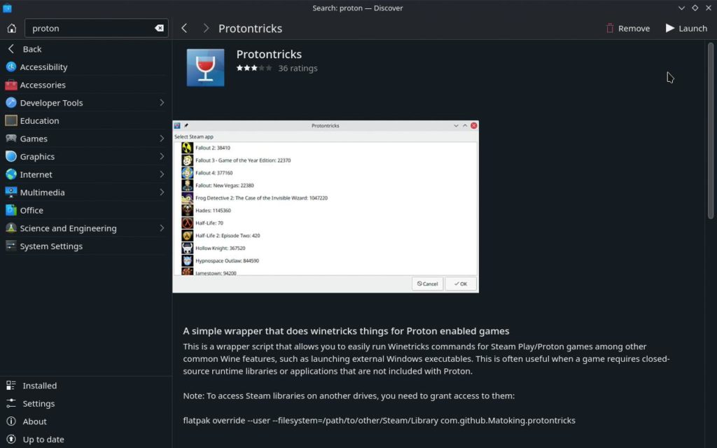 Running EA Origin Games under Linux via Steam and Proton