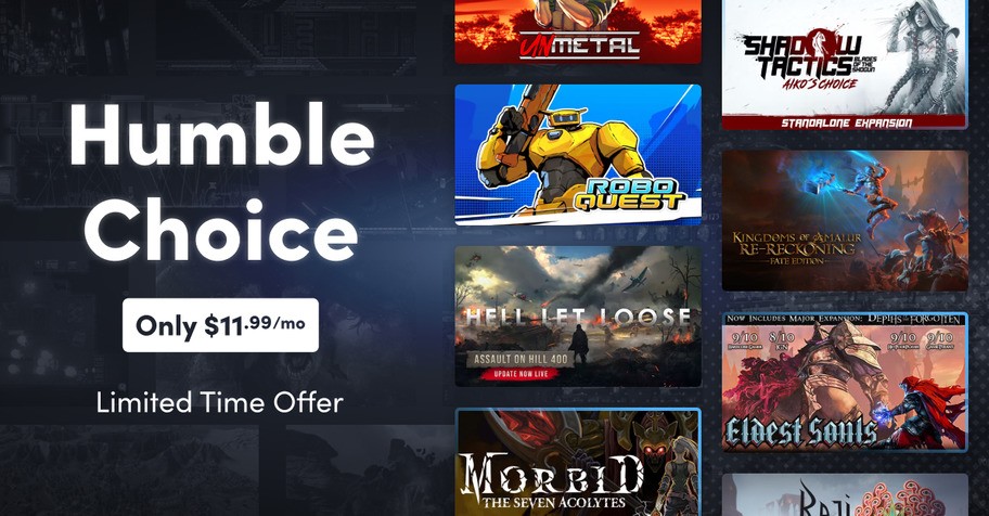 HUMONGOUS Humble Bundle STEAM Weekly Sale! 40 DISCOUNTED GREAT