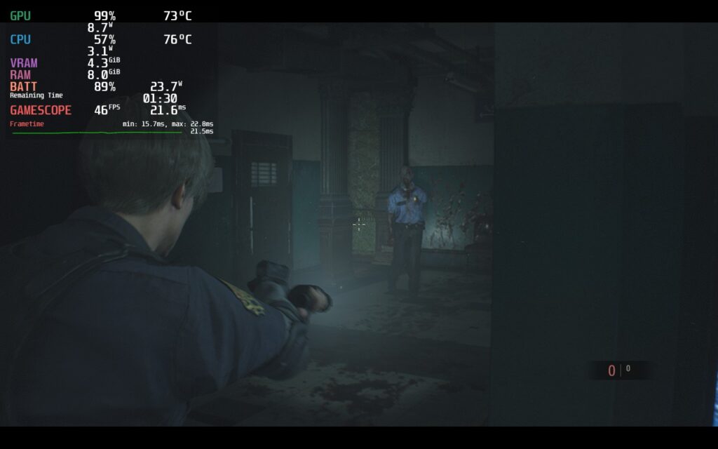 STEAM DECK, Resident Evil 2 Benchmark, 800P, 1080P, Low, Med, High,  Optimal Settings