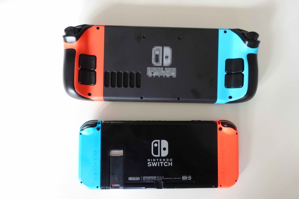 Switchdeck skin with Nintendo Switch.