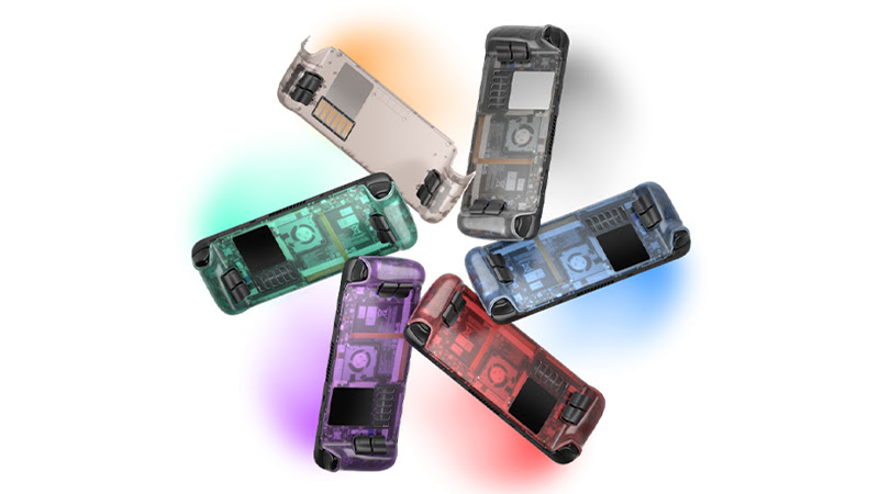 Steam Deck transparent backplates by JSAUX are launching in new colors on  February 27