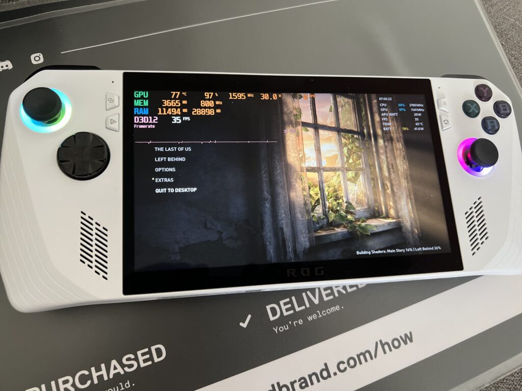 ASUS ROG Ally Handheld Gets AMD HYPR-RX & 900p Resolution Support