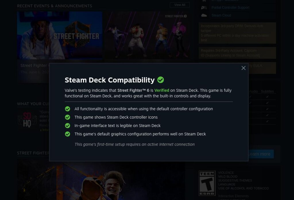 Street Fighter 6 Steam Deck Optimized Settings: How To Get Best Performance  and Visuals
