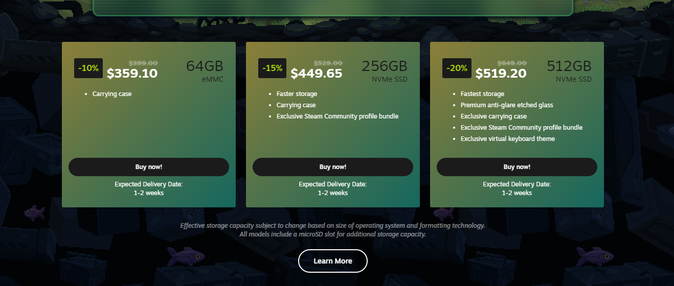 Steam Summer Sale slashes Steam Deck price by as much as 20