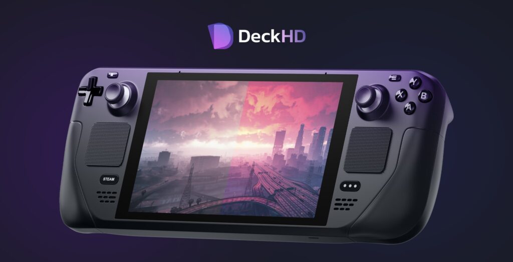 DeckHD 1200p Steam Deck screen