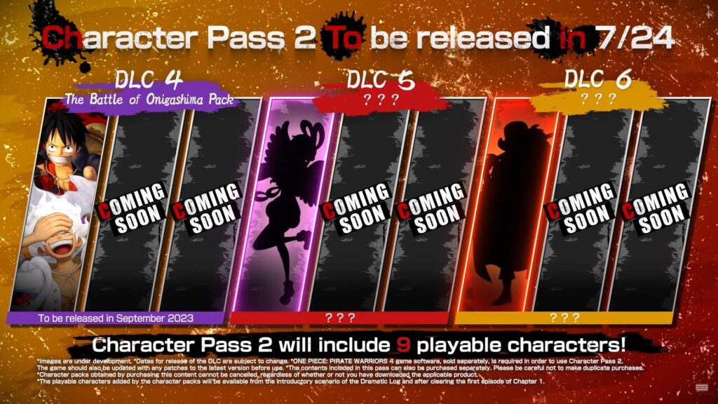 ONE PIECE: Pirate Warriors 4 Character Pass