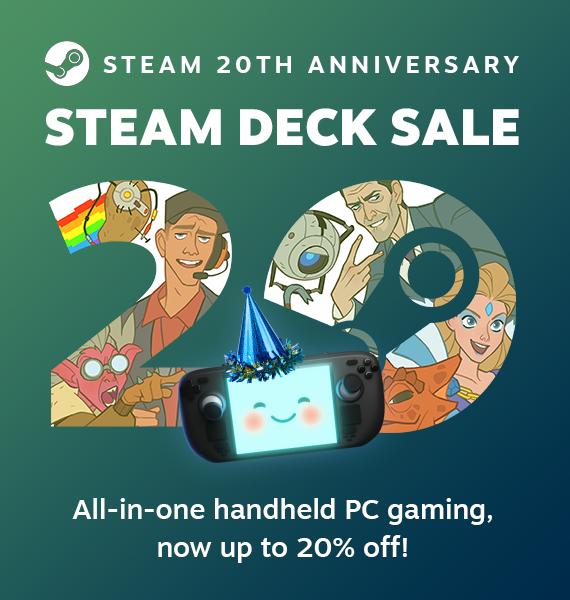 Steam Deck gets 10 percent discount during Steam Spring sale