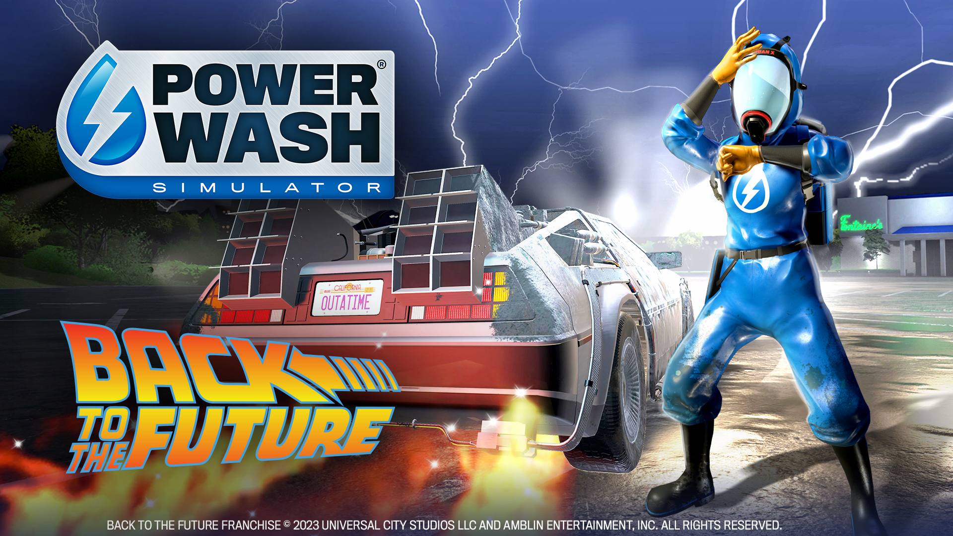 PowerWash Simulator Heading Back to the Future With New DLC