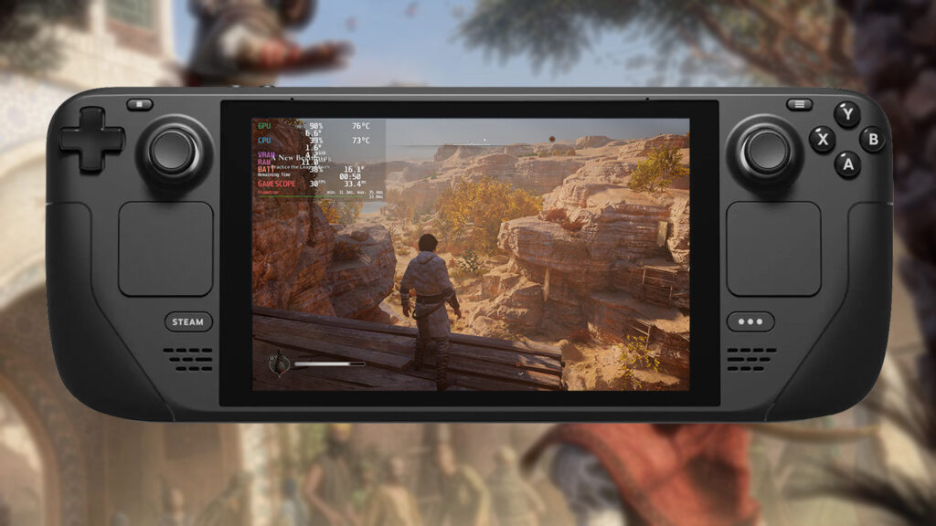Assassin's Creed Mirage Initial Gameplay on Steam Deck 