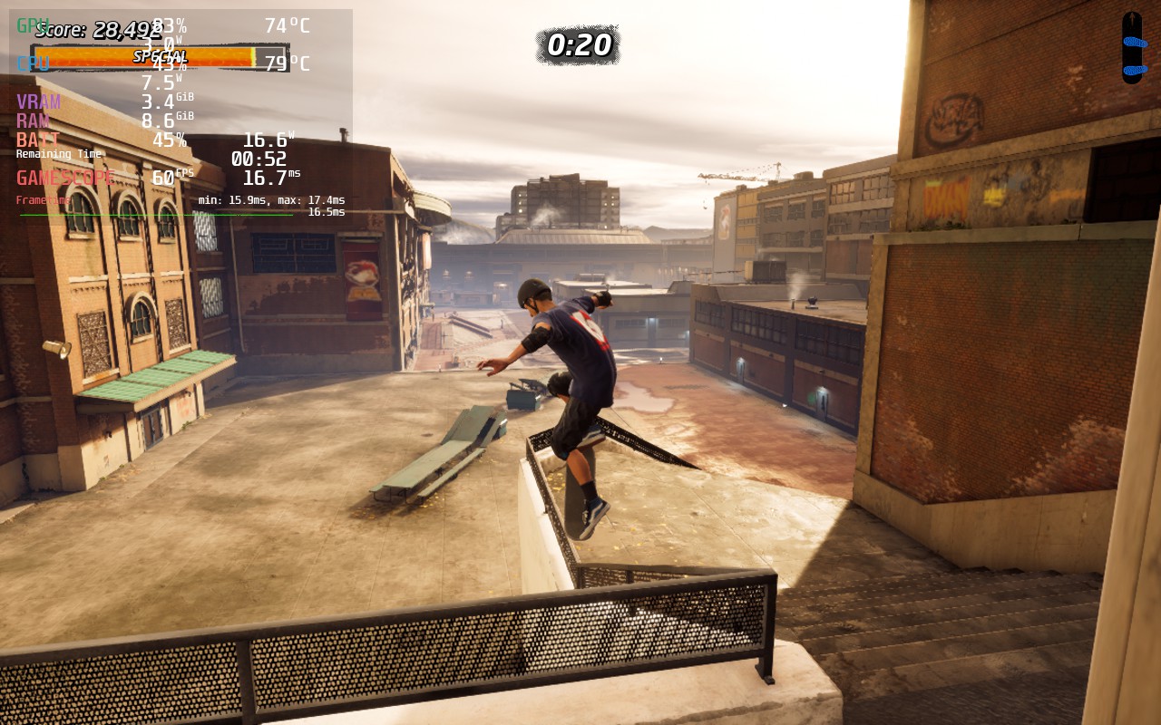 Tony Hawk's Pro Skater 1 + 2 is best on Steam Deck with new update