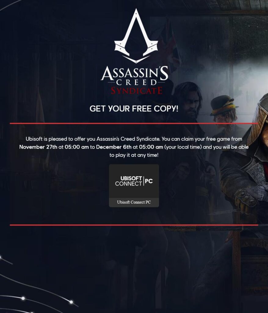 How to get your free Assassin's Creed game from Ubisoft