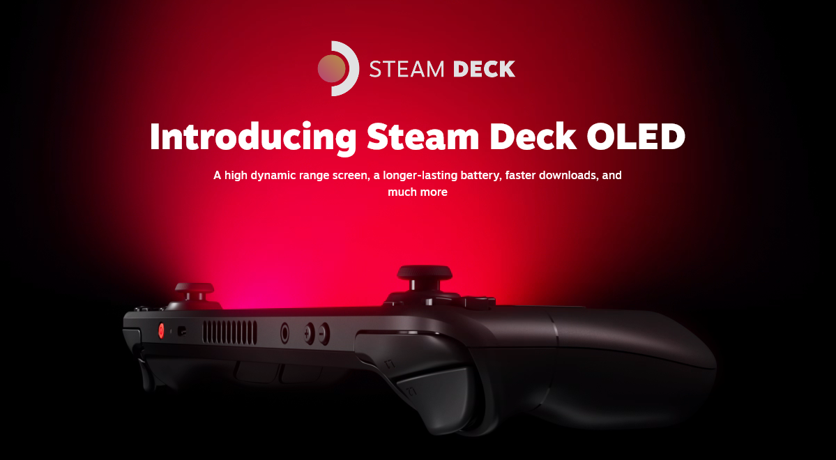 Steam Deck OLED has a bigger, brighter display, faster WiFi, and longer  battery life - Liliputing