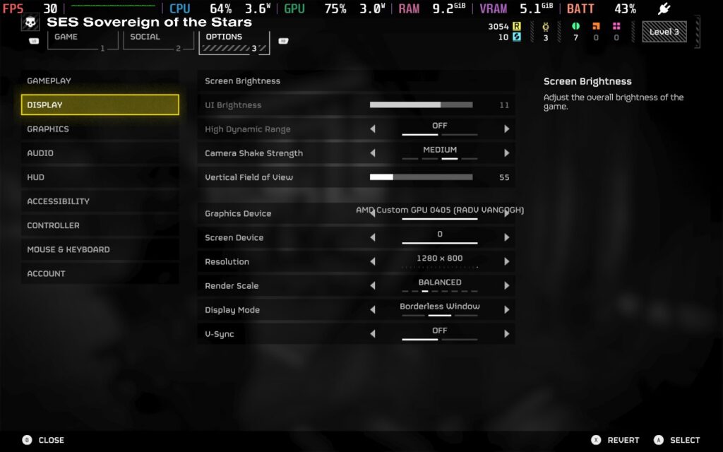 Helldivers230FPSSettings1