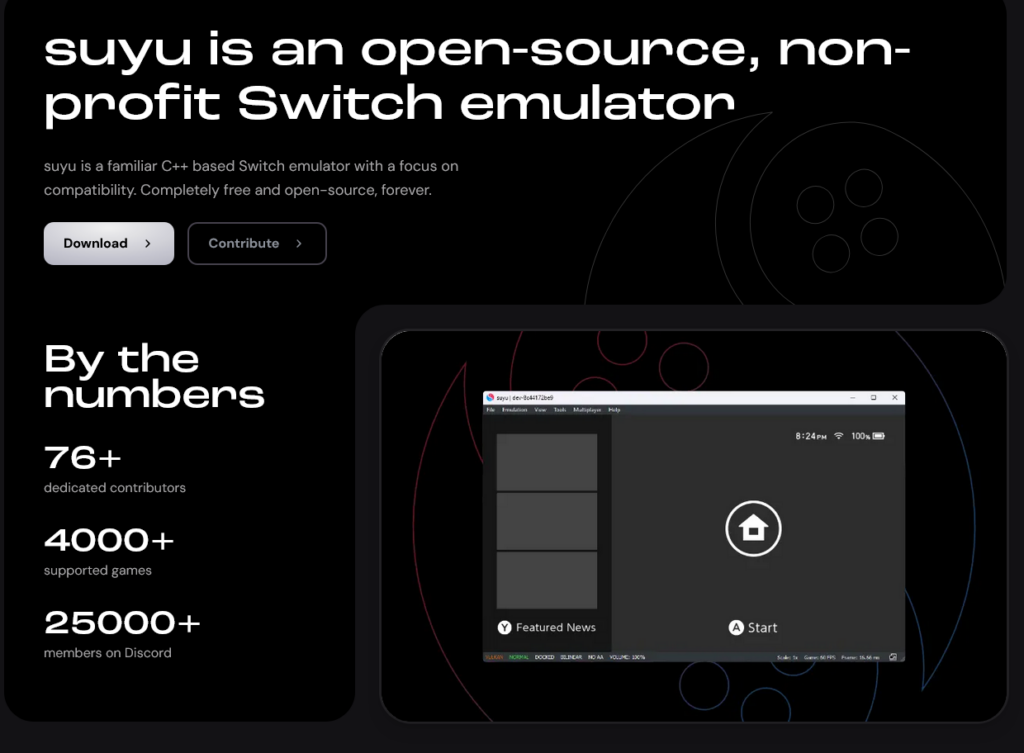 Nintendo Switch Emulator Suyu