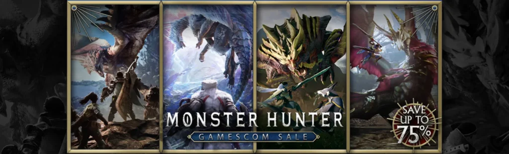 Screenshot 2024 08 14 at 05 50 52 Monster Hunter Gamescom Sale