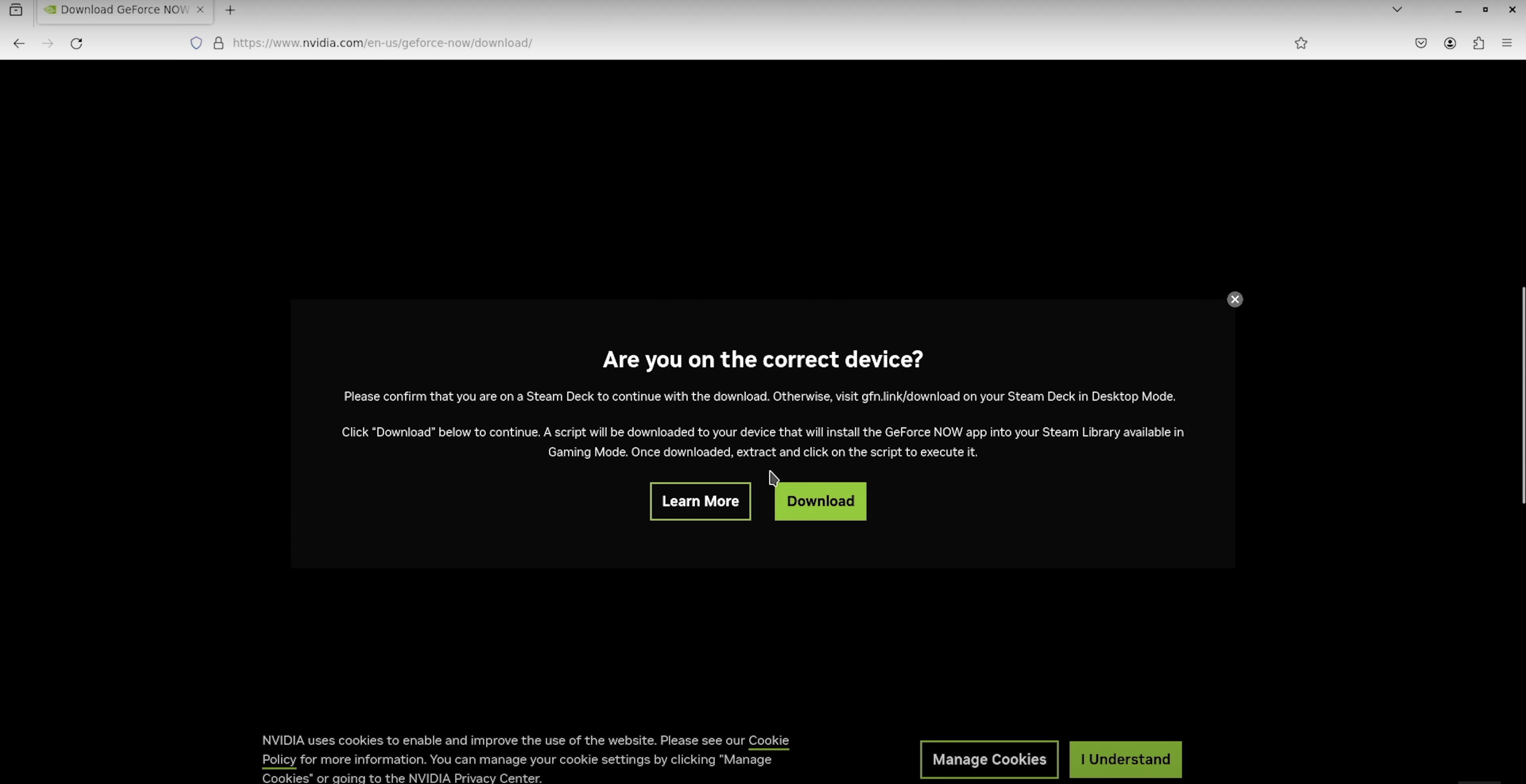 How to Install GeForce Now on Steam Deck