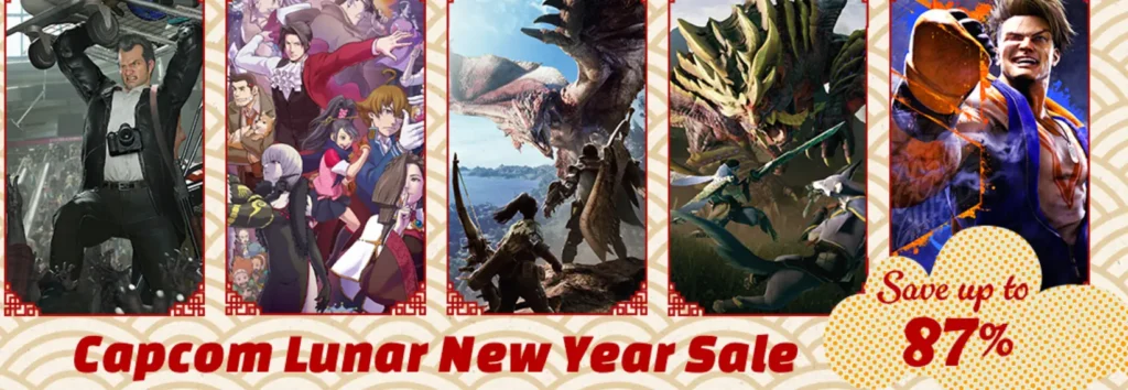 Screenshot 2025 01 29 at 04 51 59 Capcom Lunar New Year Sale