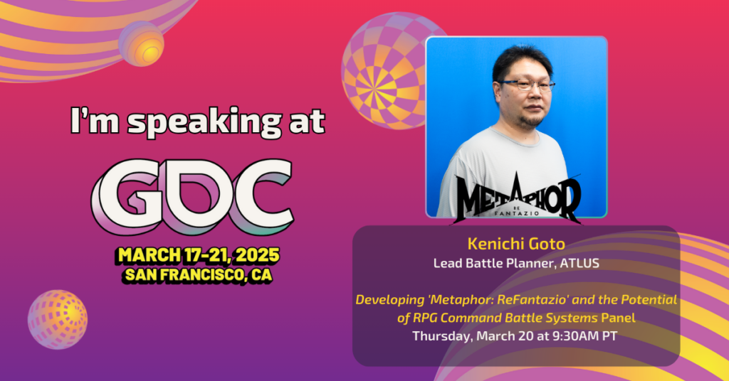 Metaphor GDC Kenichi Goto