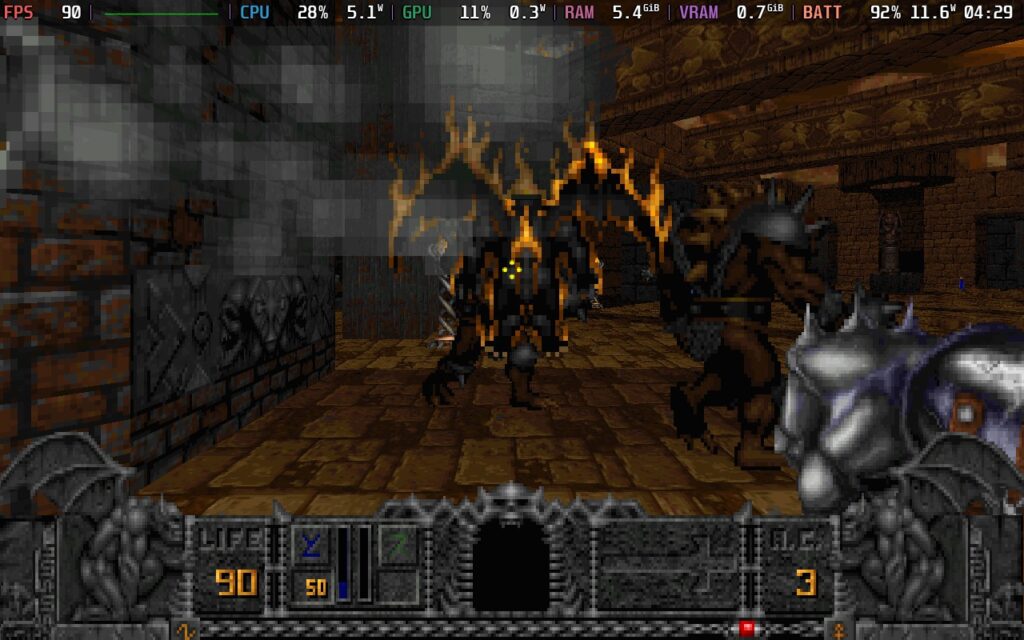 Heretic+Hexen on Steam Deck