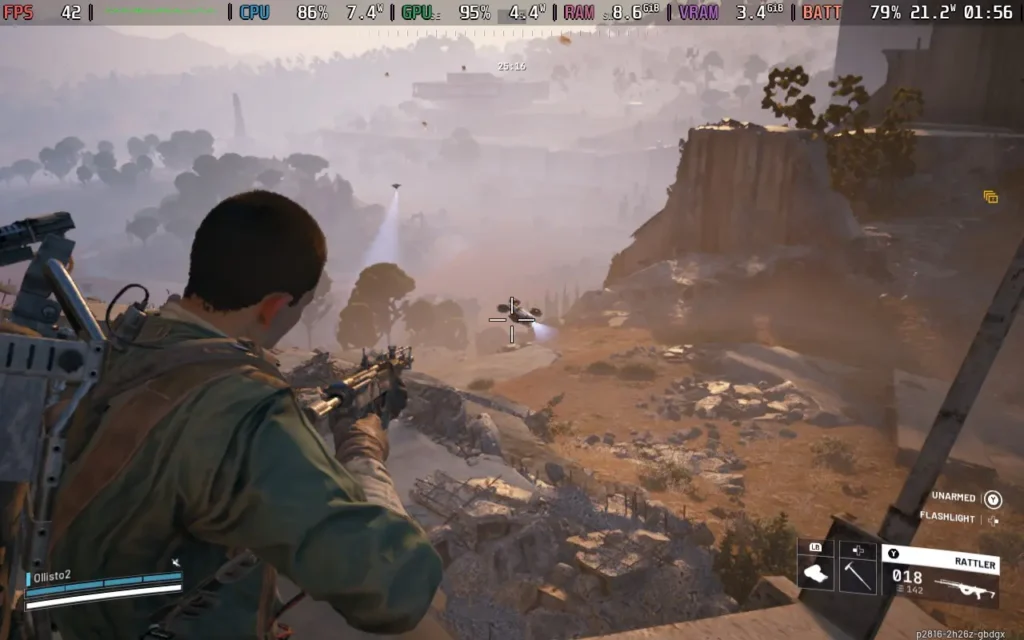 ARC RAIDERS ON STEAM DECK OLED visual data 5