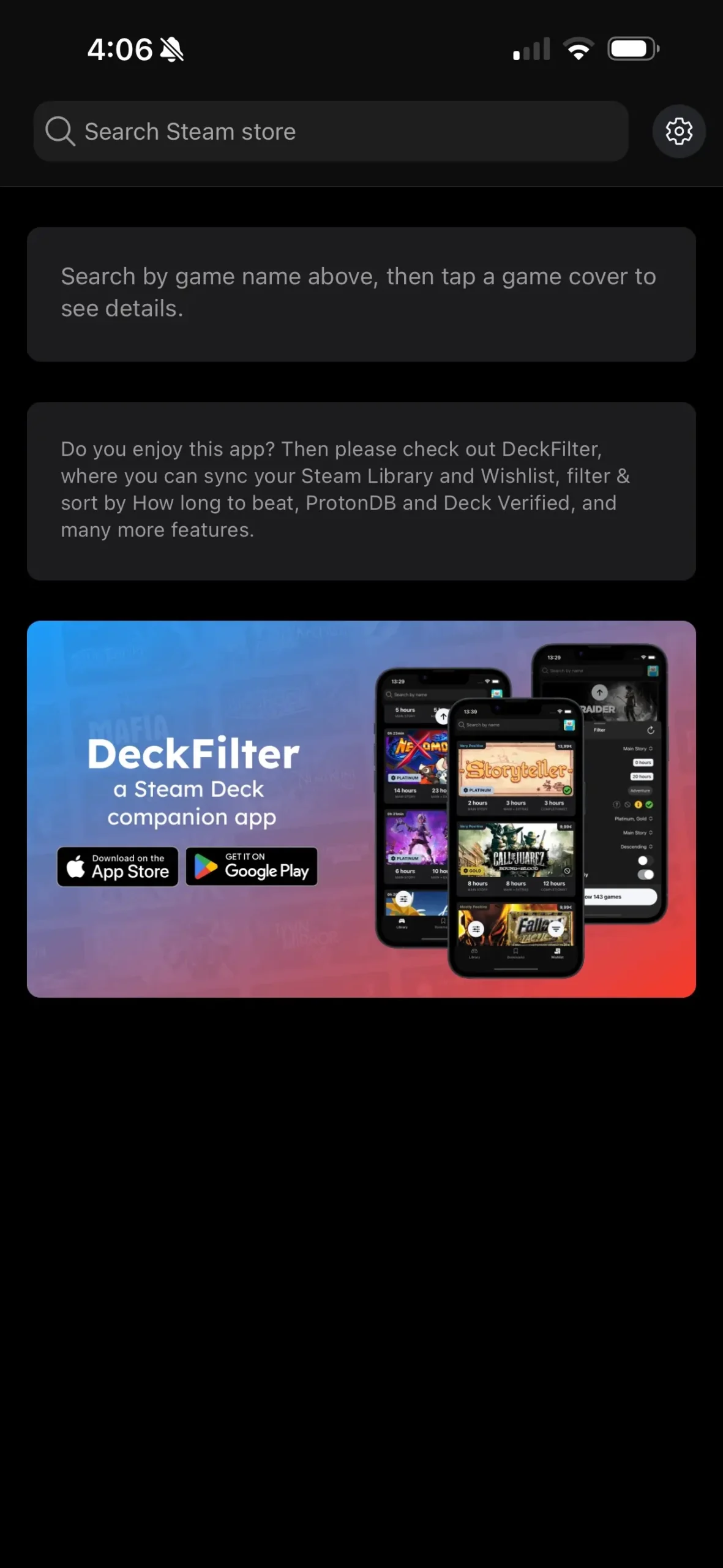 The DeckSettings App Is Now Live On The iOS App Store 2 DeckSettingsHomeScreen scaled