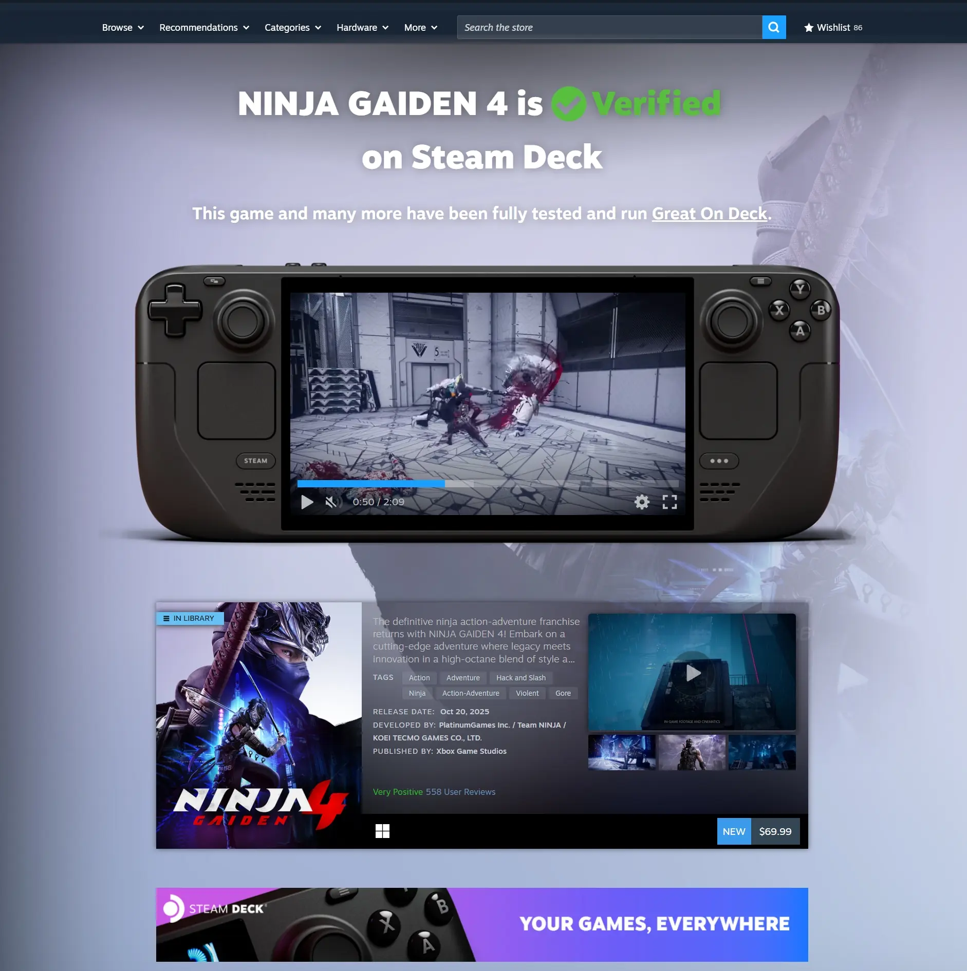 New Steam Deck Beta Client Update Adds Dual Gyro Support For