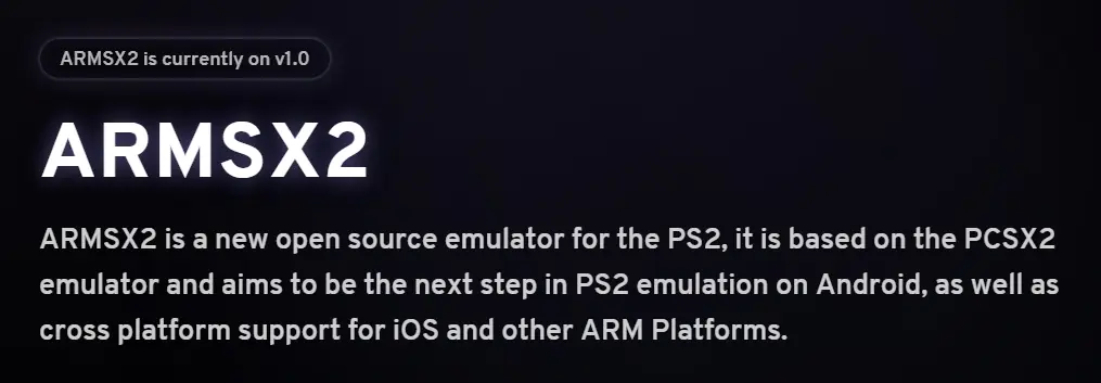ARMSX2, A New PS2 Emulator For Android, Has Officially Released And Been Open Sourced