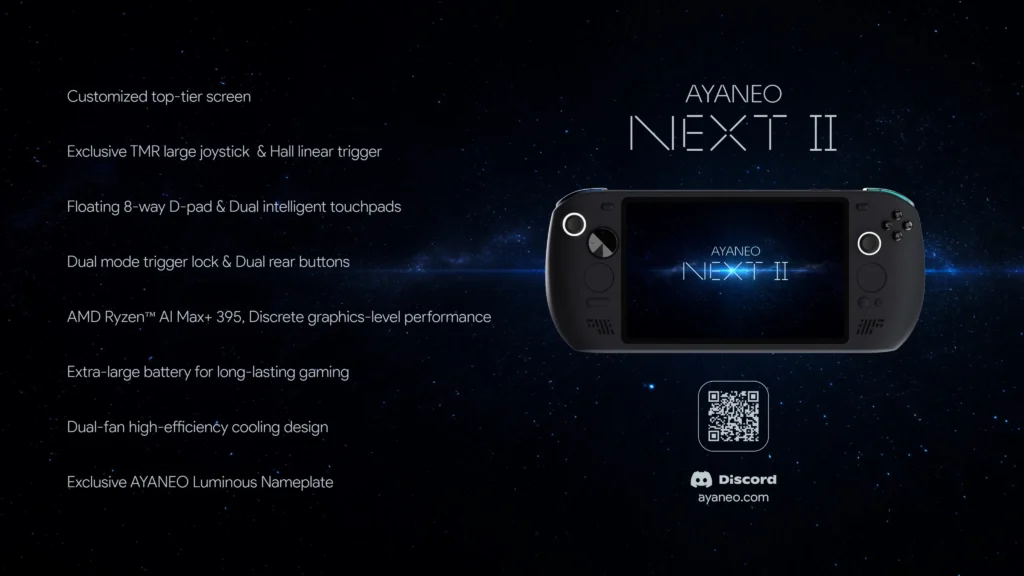 AYANEO Announces The NEXT 2: Their First AI Max+ 395 APU Handheld 2 AYANEONext2Stock2