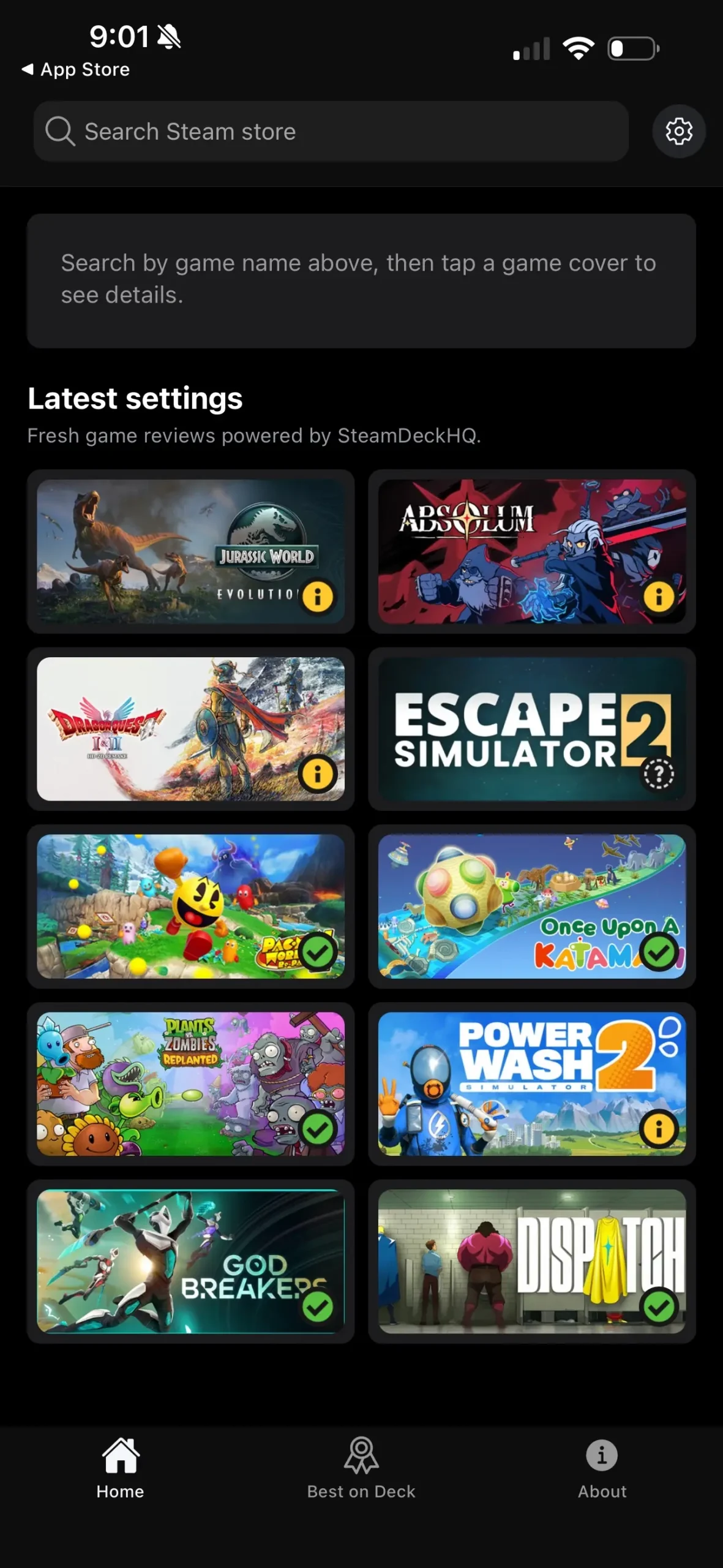 The DeckSettings App Is Now Live On The iOS App Store 3 DeckSettingsNewHomePage scaled