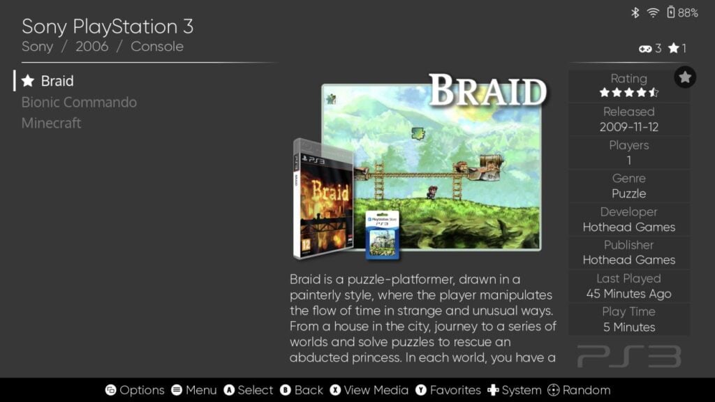 ES-DE Gets Massive 3.4.0 Update With Tracked Playtime, More Emulator Support, Better Dual-Screen Support, And More 3 ESDE340PS3