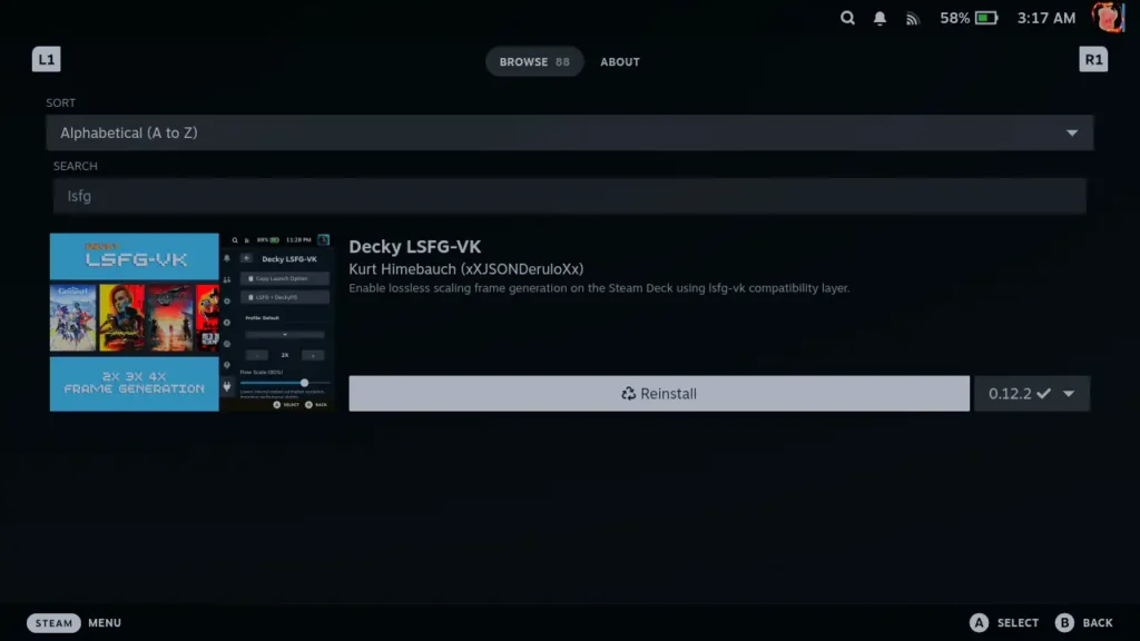 Lossless Scaling Decky Plugin