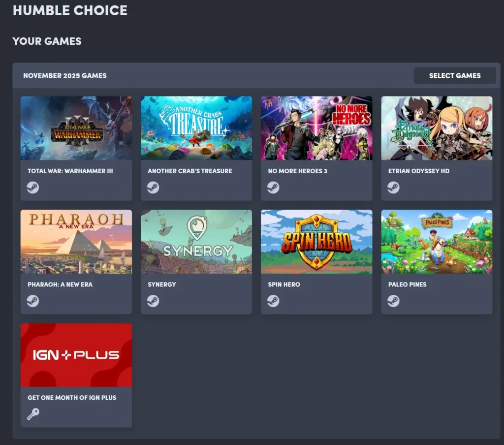 The Humble Choice November 2025 Bundle Is Here And Includes Great Games For Steam Deck 1 Humble Choice November 2025 Bundle