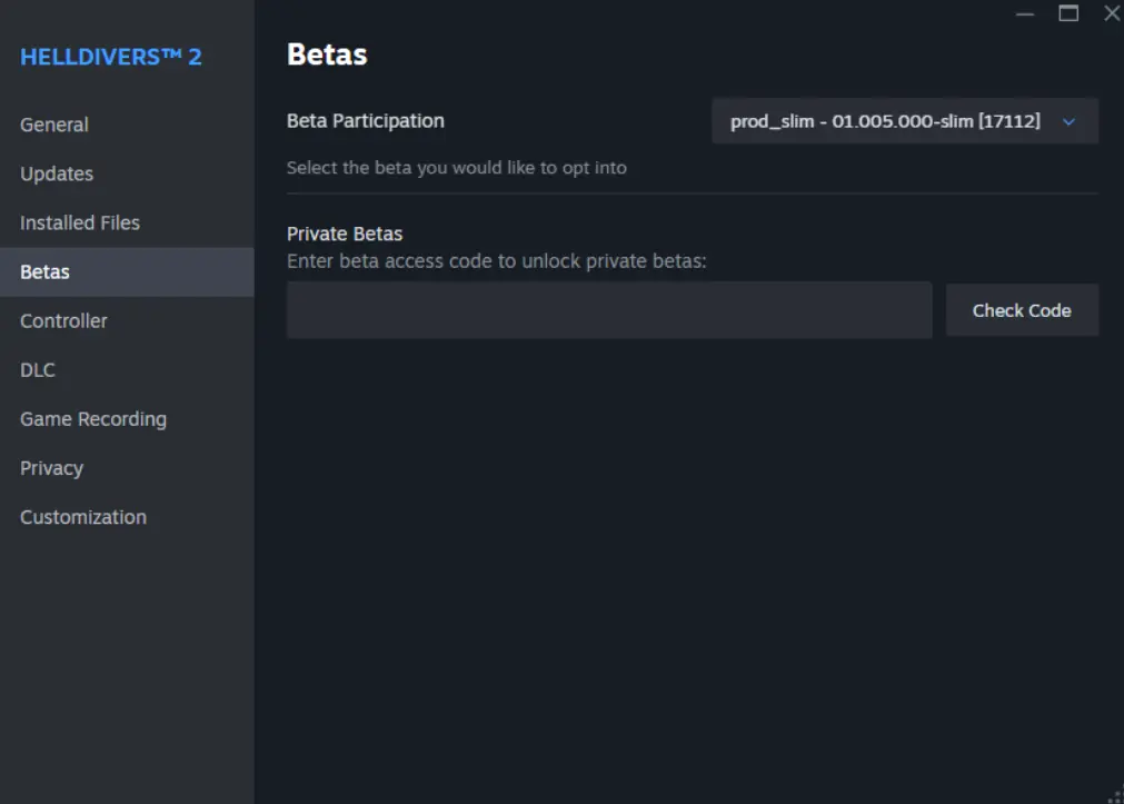 HELLDIVERS2SlimBeta