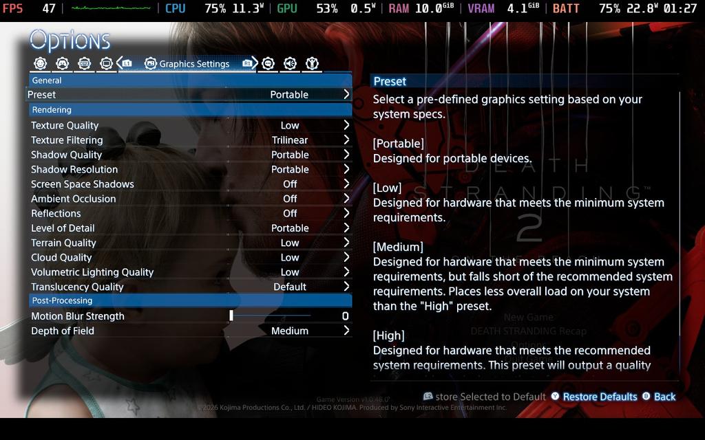 DeathStranding2PortablePreset