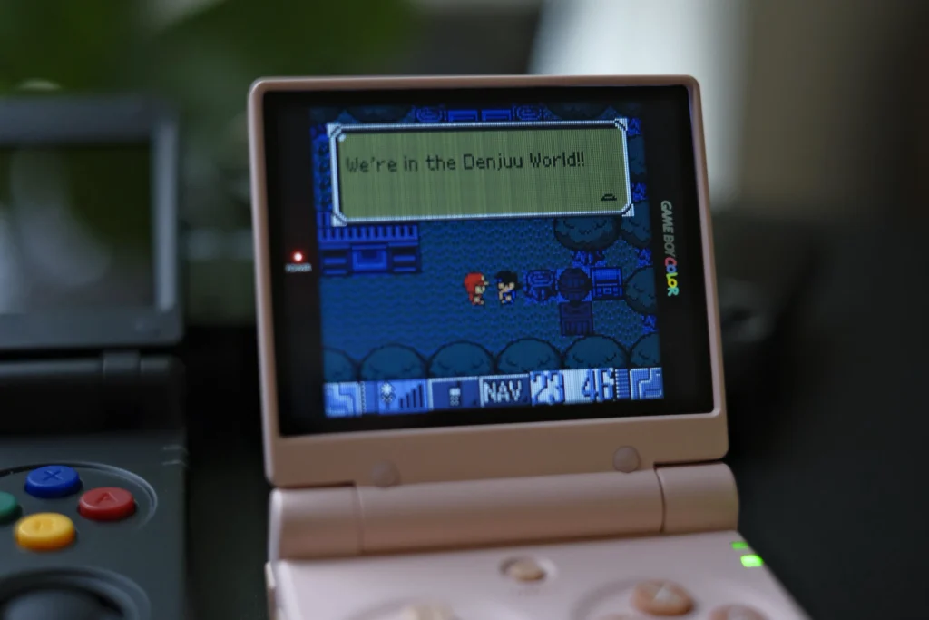 Miyoo Mini Flip GBA with Perfect Overlay