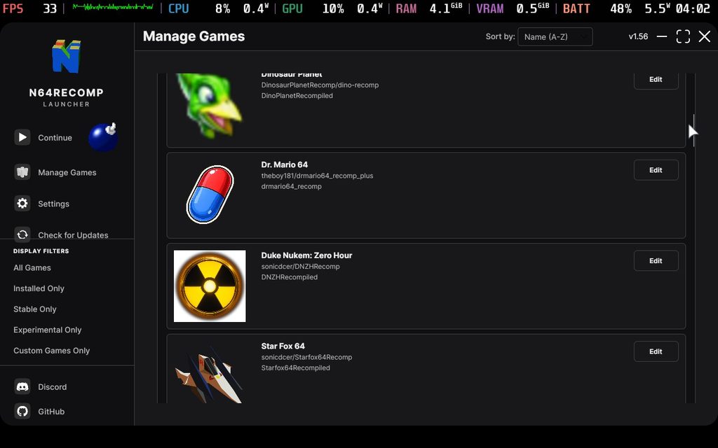 N64RecompLauncherSteamDeck2