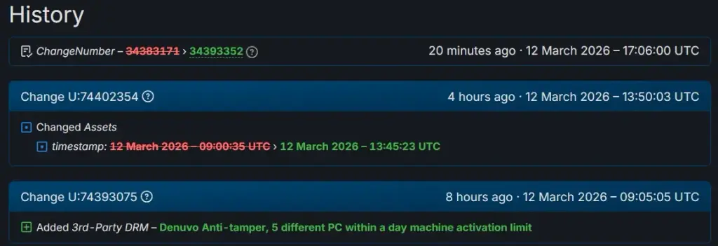 Crimson Desert Will Have Denuvo Anti-Tampering On Launch 2 Screenshot 12 3 2026 102559 steamdb.info