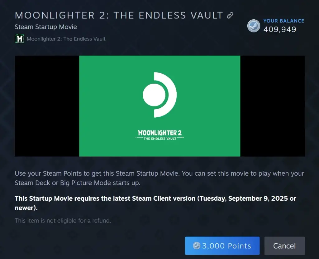 Moonlighter 2 Steam Deck Boot Video
