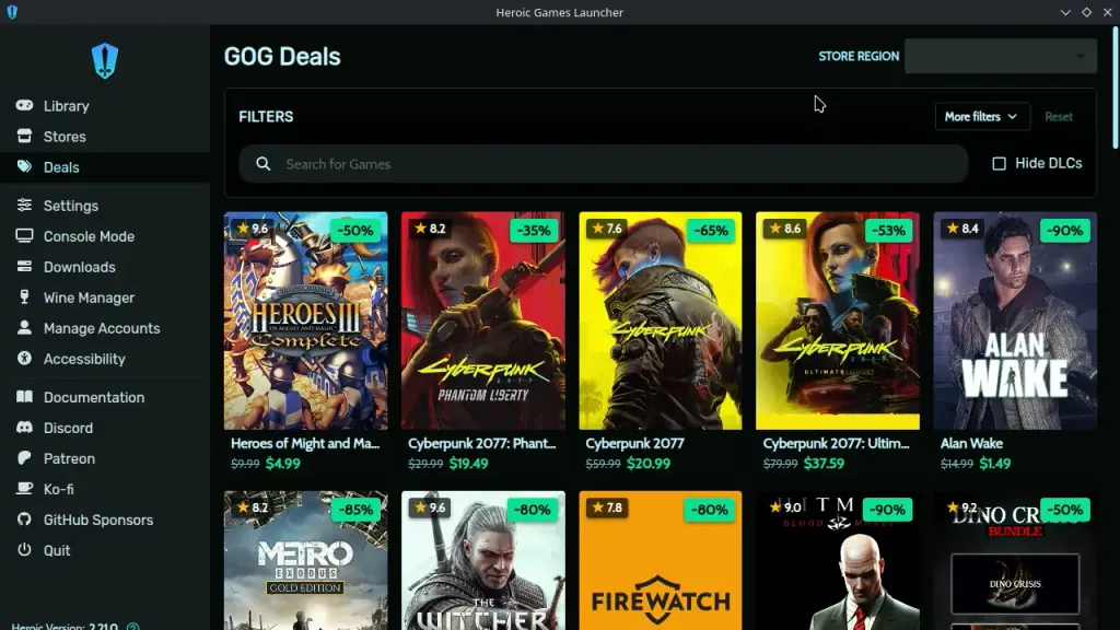 Heroic Launcher Adds Proton-CachyOS With New Hotfix 1 Heroic Launcher