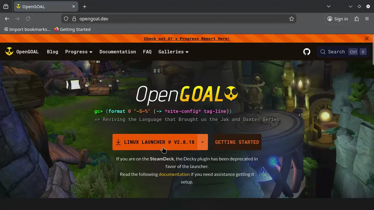 OpenGOAL Jak and Daxter Native PC Ports