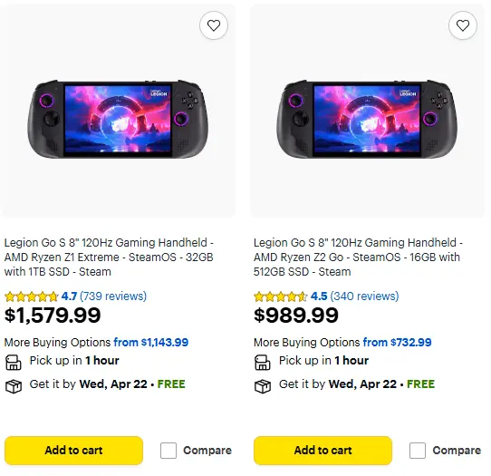 LenovoLegionGoSPrice