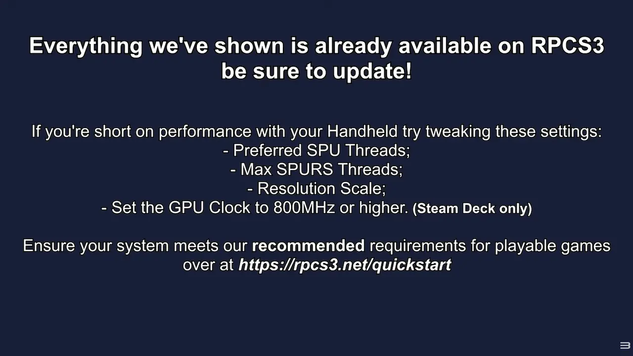 PS3 Emulator RPCS3 Has Received Big Improvements for Handheld Devices 3 RPCS3PerformanceTips