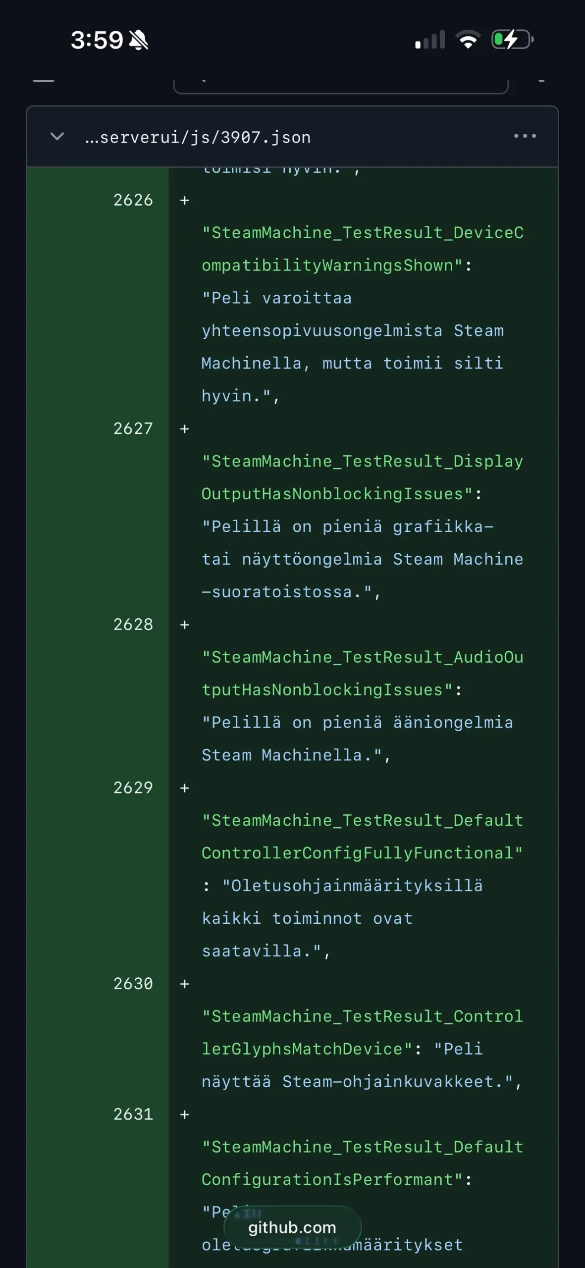 Steam Machine GitHub Text