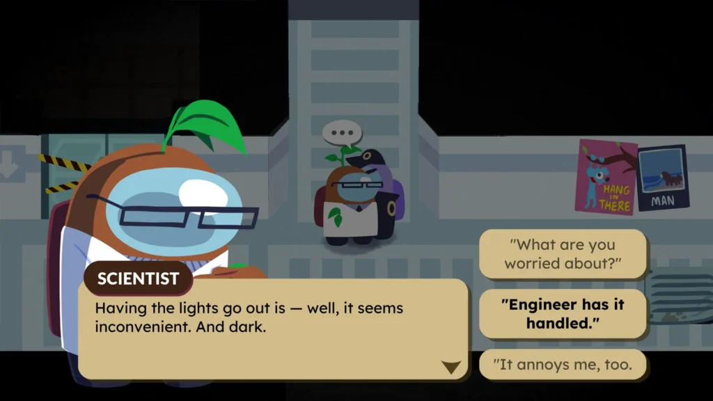 Among Us Story: On Guard Takes The Among Us Universe In A Hilarious Direction - Summer Game Fest 2026 4 NintendoSwitch2 Among Us On Guard Screenshot 1