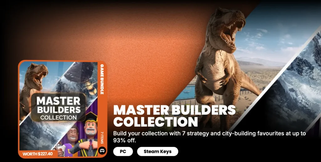 GreenManGaming Master Builders Bundle Has 7 Great Steam Deck Games 1 Screenshot 2026 06 04 at 12.43.31 AM
